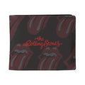 Black-Red - Front - RockSax The Rolling Stones Logo Wallet