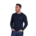 Navy - Side - Raging Bull Mens Classic Knitted Crew Neck Jumper