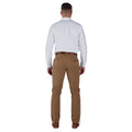 Brown - Back - Raging Bull Mens Tapered Leg Chinos