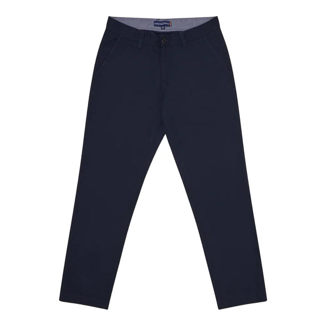 Navy - Front - Raging Bull Mens Tapered Leg Chinos