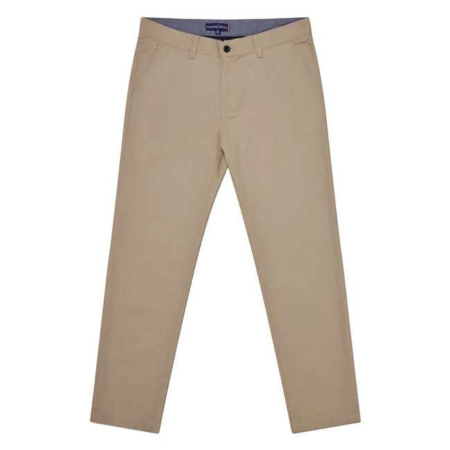 Tan - Front - Raging Bull Mens Tapered Leg Chinos