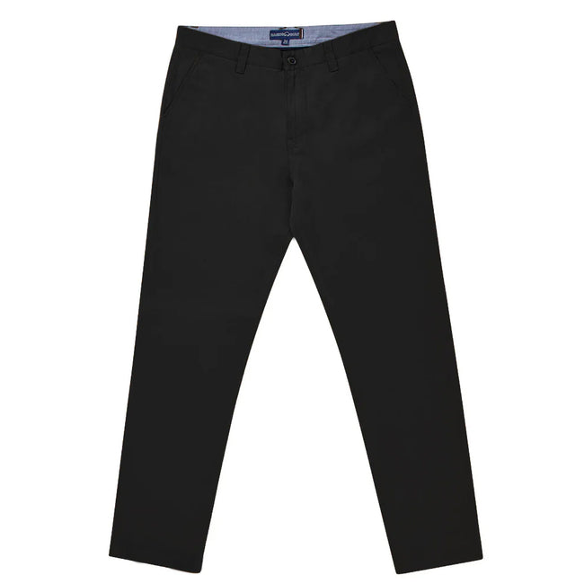 Black - Front - Raging Bull Mens Tapered Leg Chinos