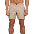 Tan - Side - Raging Bull Mens Stretch Chino Shorts