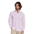 Pink - Lifestyle - Raging Bull Mens Gingham Classic Long-Sleeved Shirt