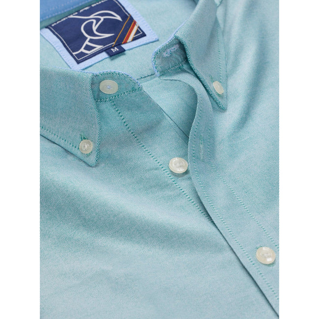 Green - Lifestyle - Raging Bull Mens Classic Oxford Long-Sleeved Shirt