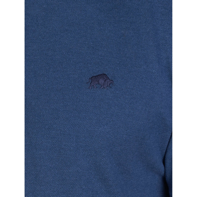 Denim - Side - Raging Bull Mens Classic Organic Polo Shirt