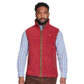 Burgundy - Lifestyle - Raging Bull Mens Fleece Gilet