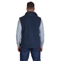 Navy - Back - Raging Bull Mens Fleece Gilet