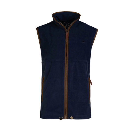Navy - Front - Raging Bull Mens Fleece Gilet