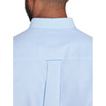 Sky Blue - Back - Raging Bull Mens Oxford Lightweight Short-Sleeved Shirt