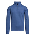Denim - Front - Raging Bull Mens Classic French Rib Quarter Zip Jumper