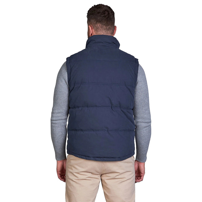 Navy - Back - Raging Bull Mens Classic Padded Gilet