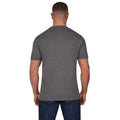 Charcoal - Back - Raging Bull Mens Classic Organic T-Shirt