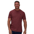 Claret - Side - Raging Bull Mens Classic Organic T-Shirt