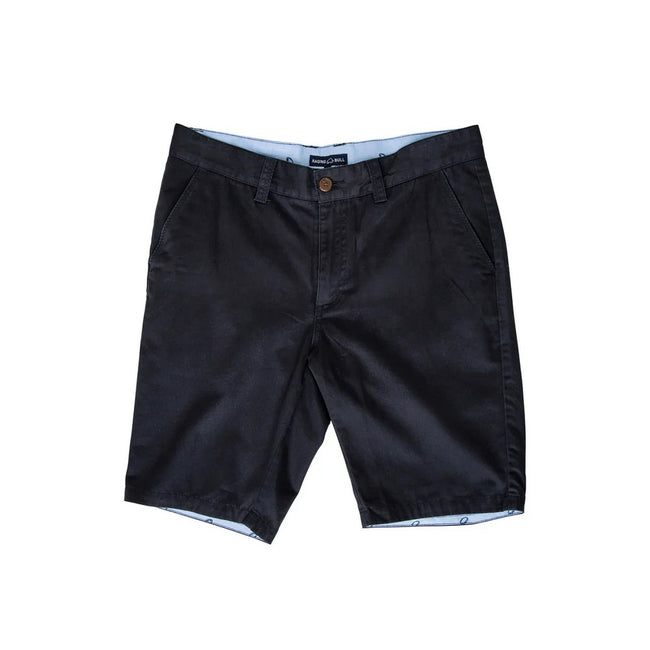 Navy - Front - Raging Bull Mens Plain Chino Shorts