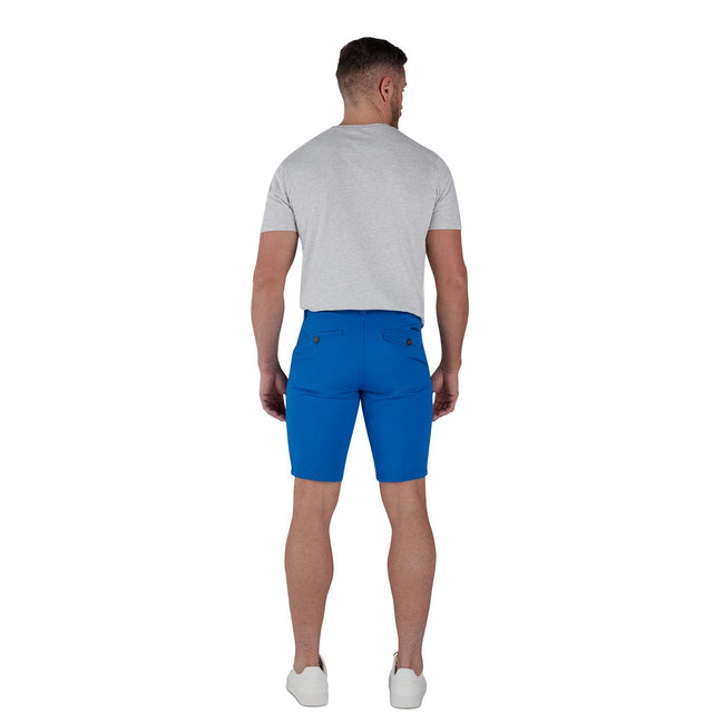 Cobalt Blue - Back - Raging Bull Mens Plain Chino Shorts
