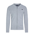 Grey Marl - Front - Raging Bull Mens Knitted Baseball Collar Cardigan