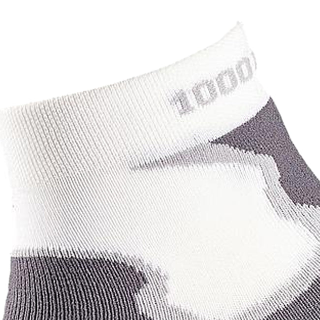 White-Grey - Side - 1000 Mile Womens-Ladies Fusion Socks