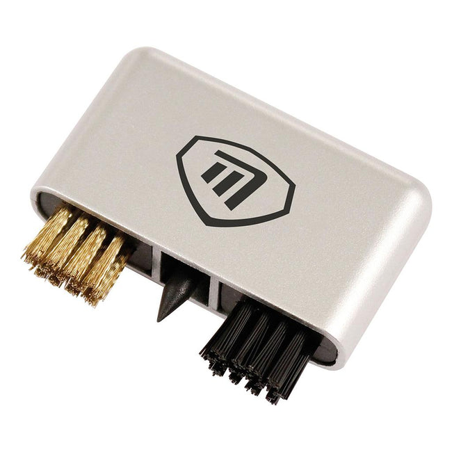 Silver-Black-Gold - Front - Masters 3 in 1 Club Cleaner Brush