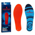 Blue-Red-Black - Back - Sorbothane Full Strike Insoles