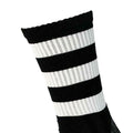 Black-White - Back - Precision Unisex Adults Pro Hooped Gaelic Mid Socks