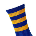 Royal Blue-Amber Glow - Back - Precision Unisex Adults Pro Hooped Gaelic Mid Socks
