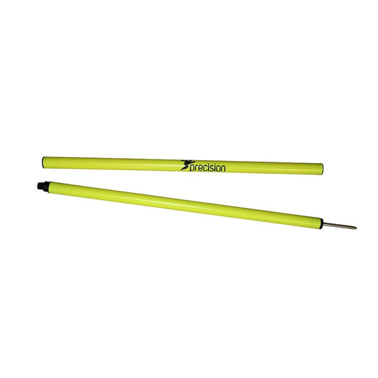 Yellow - Front - Precision Split 2 Piece Boundary Pole