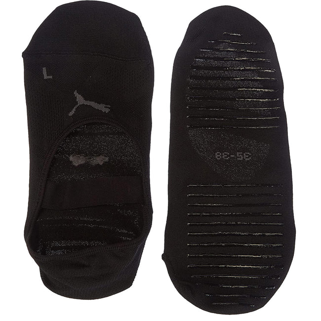Black - Side - Puma Womens-Ladies Studio Socks