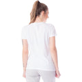 White - Side - Puma Womens-Ladies ESS Logo T-Shirt