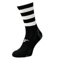 Black-White - Front - Precision Childrens-Kids Pro Hooped Socks