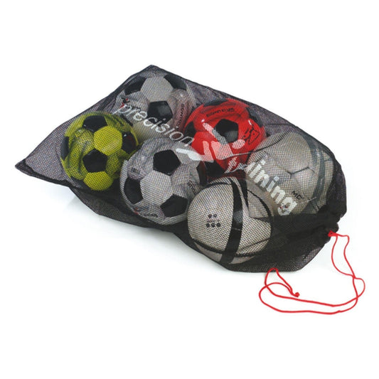 Black - Front - Precision Mesh 10 Ball Football Bag