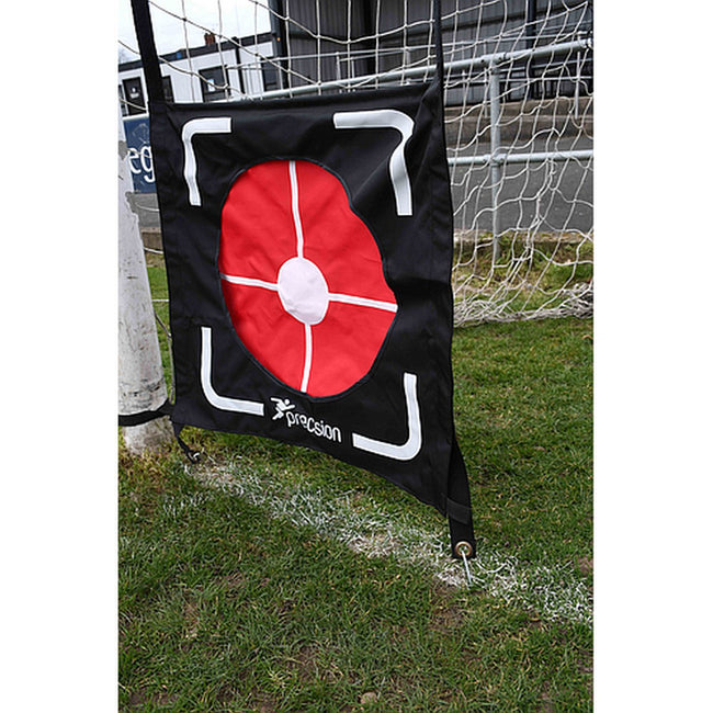 Black-Red - Lifestyle - Precision Dual Top Bins Football Corner Targets Set