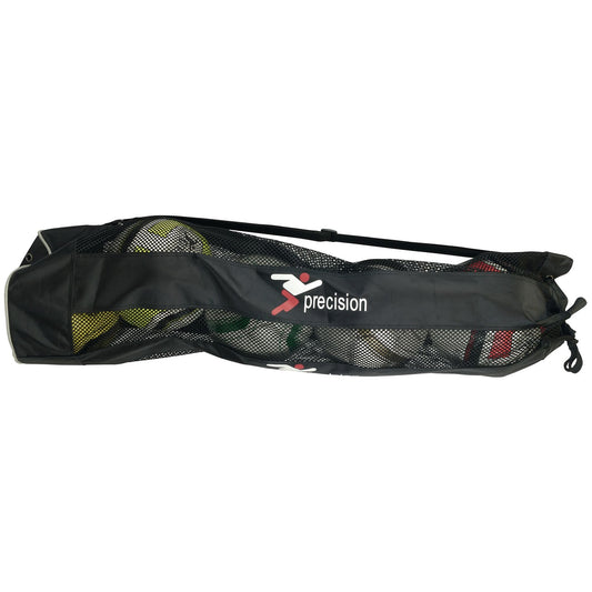 Black - Front - Precision Tubular 5 Ball Football Bag