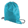 Cyan - Front - Precision PU Drawstring Bag