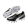 Black-White - Front - Puma Mens King Top Leather Football Boots