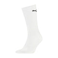 White - Front - Puma Unisex Adult Crew Sports Socks (Pack Of 3)