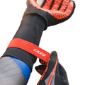 Black-Red - Side - Zone3 Unisex Adult Neoprene Swimming Gloves