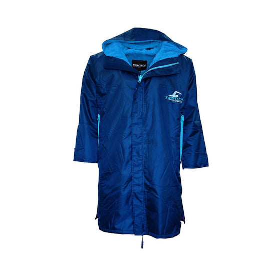 Navy-Blue - Front - SwimTech Unisex Adult Parka