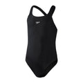 Black - Front - Speedo Girls Medalist Eco Endurance+ One Piece Swimsuit