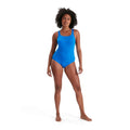 Bondi Blue - Front - Speedo Womens-Ladies Medalist Eco Endurance+ One Piece Swimsuit