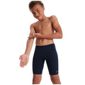 Navy - Back - Speedo Childrens-Kids Jammer Eco Endurance+ Swim Shorts
