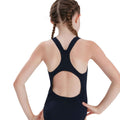 Navy - Pack Shot - Speedo Girls Medalist Eco Endurance+ One Piece Swimsuit