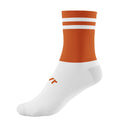 Orange-White - Front - McKeever Childrens-Kids Pro Mid Calf Socks