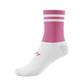 Pink-White - Front - McKeever Childrens-Kids Pro Mid Calf Socks