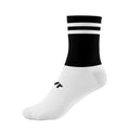 Black-White - Front - McKeever Childrens-Kids Pro Mid Calf Socks