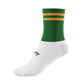 Green-Gold-White - Front - McKeever Childrens-Kids Pro Mid Calf Socks