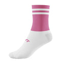 Pink-White - Front - McKeever Unisex Adult Pro Bar Mid Calf Socks