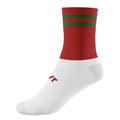 Red-Green-White - Front - McKeever Unisex Adult Pro Bar Mid Calf Socks
