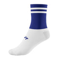Royal Blue-White - Front - McKeever Unisex Adult Pro Bar Mid Calf Socks