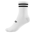 White-Black - Front - McKeever Unisex Adult Pro Bar Mid Calf Socks